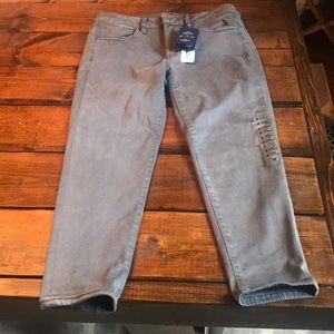 American Eagle Jegging Crop Gray Size 8 - NWT
